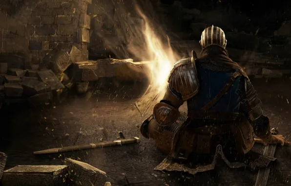 Sword, armor, dark souls, knight, helmet