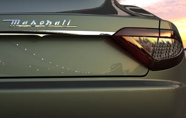 Отражение, Maserati, фара, Мазератти
