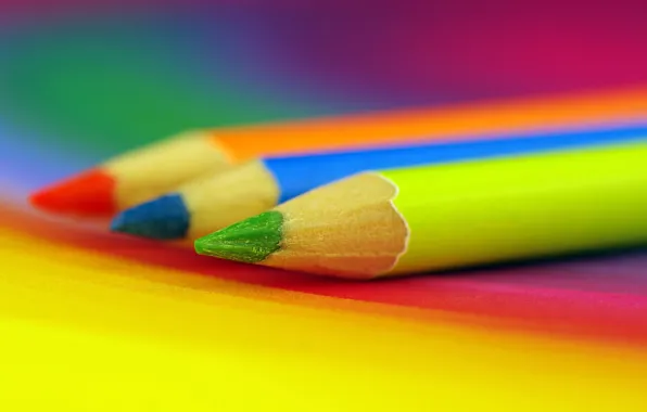 Colors, pencil, colored
