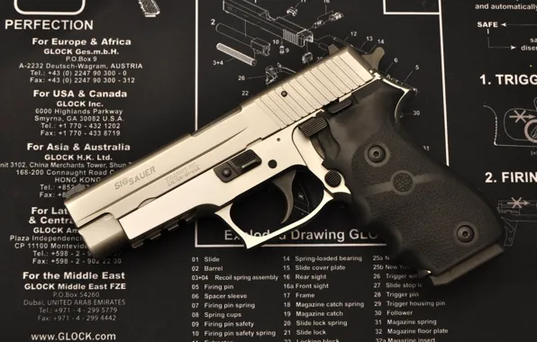 Pistol, automatic, Sig, Sauer