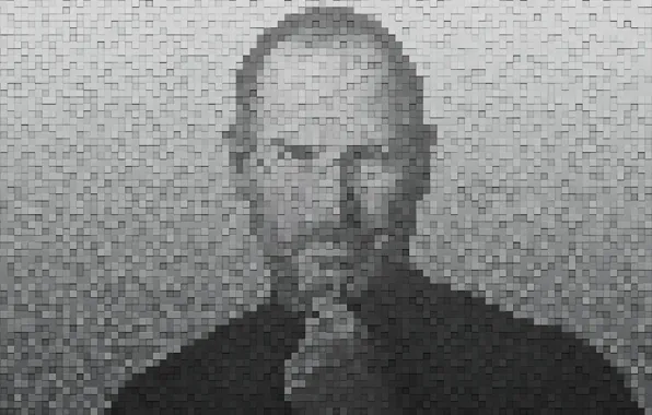 Картинка Apple, портрет, Стив Джобс, pixel, Steve Jobs, пиксел