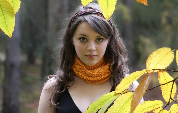 Листья, портрет, Imogen