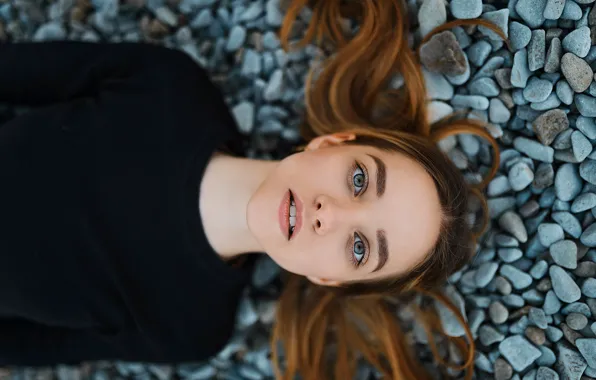 Галька, губки, локоны, боке, Aleks Five