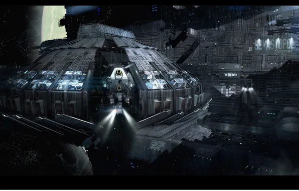 Космический корабль, Alien: Isolation, Alien Isolation Environment, SEVASTOPOL Spaceport
