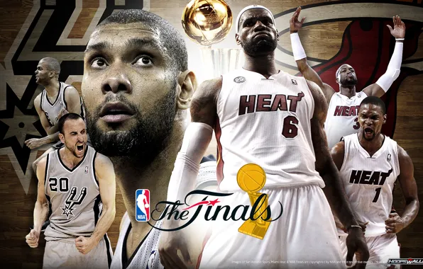 NBA, Lebron James, Miami Heat, San Antonio Spurs, Dwyane Wade, Tim Duncan, Tony Parker, NBA …