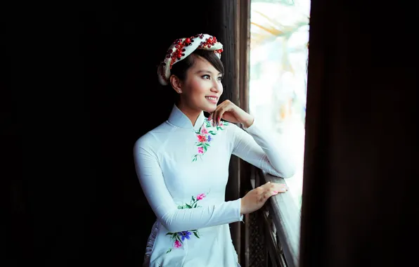 Взгляд, девушка, портрет