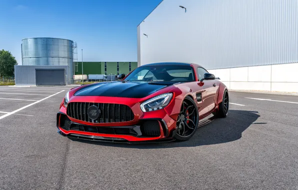 Mercedes, Red, Prior Design, AMG GT