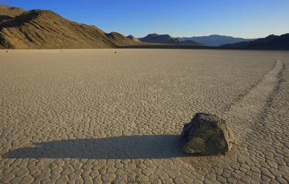 Горы, пустыня, камень, Калифорния, Death Valley, долина смерти