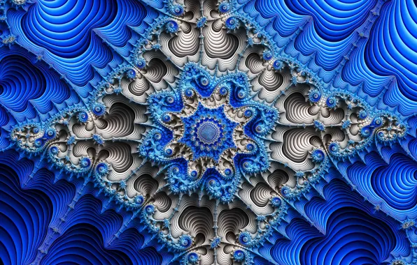 Синий, Гипноз, Mandelbrot Fractal