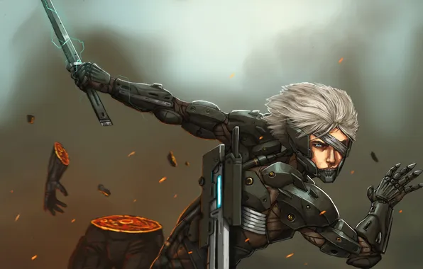 Картинка raiden, Metal Gear Rising: Revengeance, HF Blade