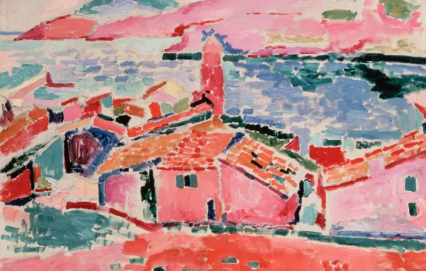 Картина, фовизм, Henri Matisse, Анри Матисс, Вид Коллюр