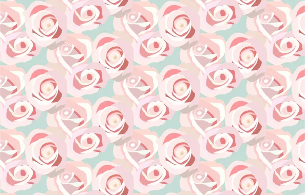 Фон, розы, текстура, Pink, pattern, roses