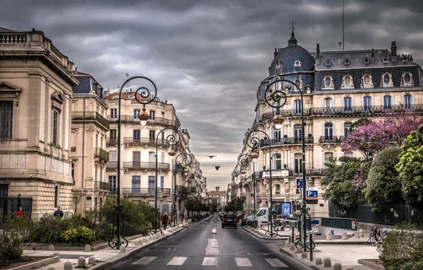 Картинка город, улица, Montpellier