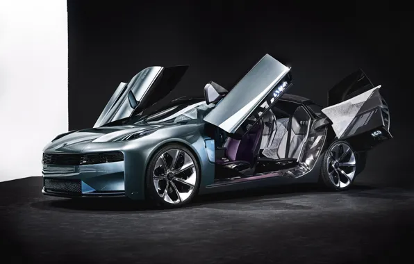 Авто, зелёный, lynk co ccc concept, Lynk