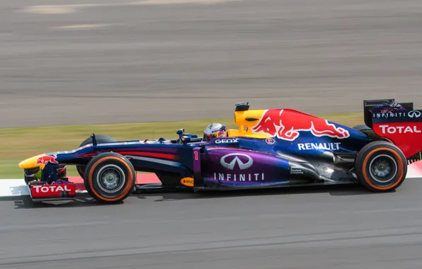 Картинка Sebastian Vettel, Silverstone
