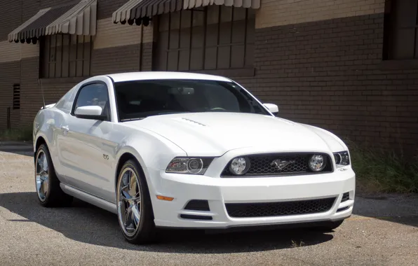 Mustang, Ford, 5.0, White, Street