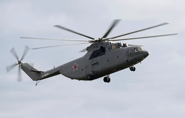 Картинка вертолёт, тяжелый, Ми-26, транспортно-десантный