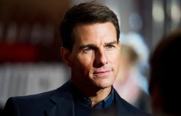 Портрет, актёр, Том Круз, боке, Tom Cruise