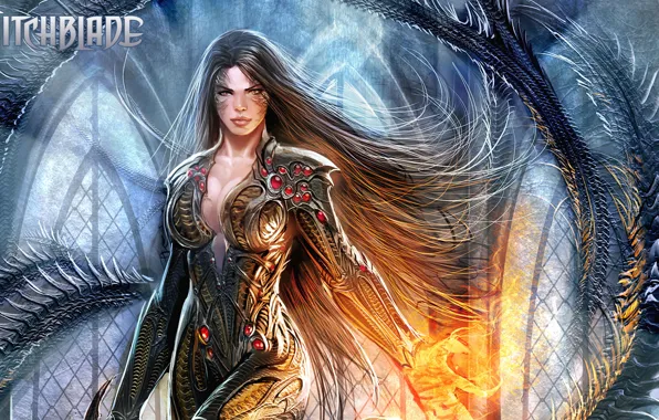 Картинка armor, woman, comic, Witchblade