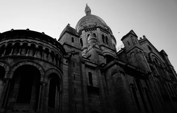 Париж, Базилика, Поль Абади, Сакре-Кёр, католичество, Монмартр, Basilique du Sacré-Cœur