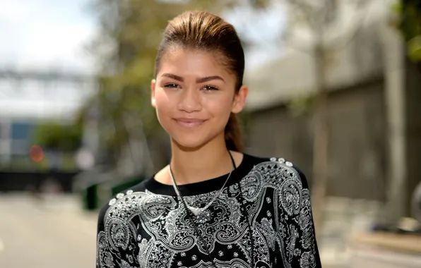 Взгляд, поза, улыбка, актриса, певица, фотомодель, танцовщица, Zendaya Coleman