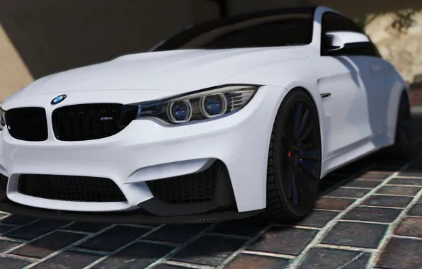 Белый, бмв, BMW, F82, GTA 5, 2016