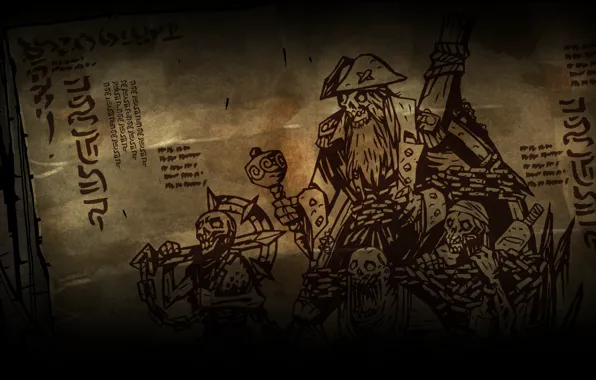 Dead, skeletons, sailors, Darkest dungeon, Crews