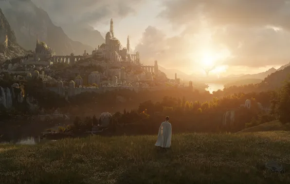 Пейзаж, властелин колец, фэнтези, fantasy, lord of the rings, serial