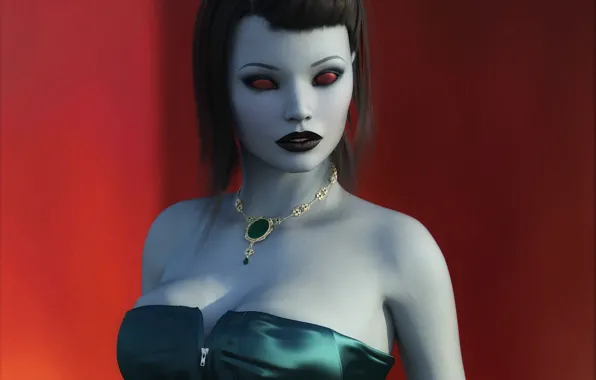 Взгляд, девушка, фон