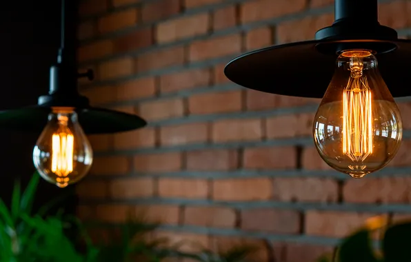 Стена, обои, лампа, wallpaper, wall, боке, bokeh, lamp