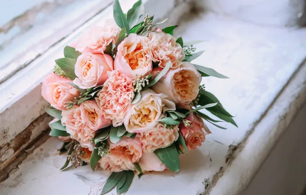 Цветы, розовый, букет, pink, flowers, пионы, bouquet, peonies