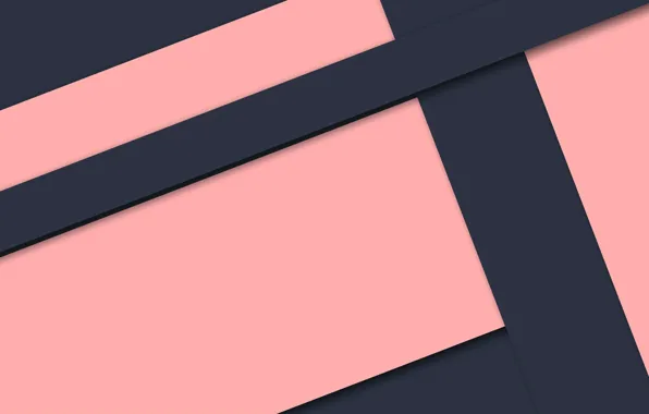 Синий, розовый, геометрия, design, линии background, papers, color, material