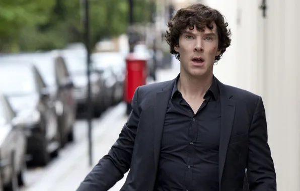 Бенедикт Камбербэтч, Benedict Cumberbatch, кадр из фильма, Sherlock, Sherlock BBC, Sherlock Holmes, Sherlock (сериал)