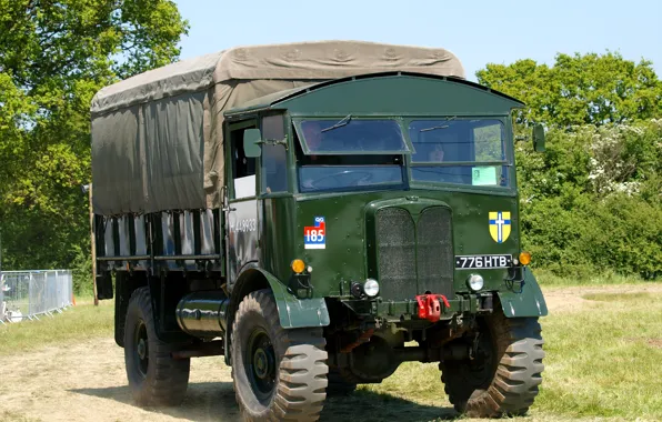 Картинка автомобиль, военный, британский, WW2, артиллерийский тягач, AEC Matador
