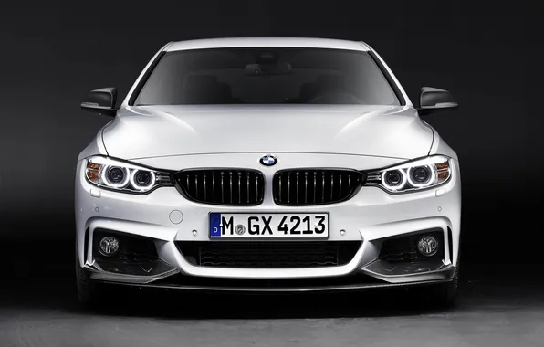 Картинка BMW, white, front, Performance, 4 Series
