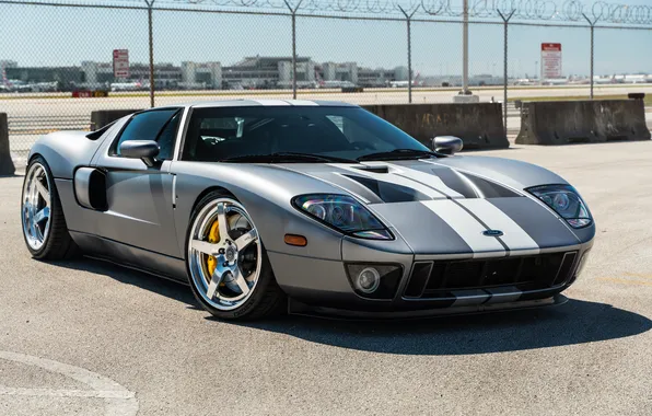 Ford, Ford GT, Side, Silver, Sportcar