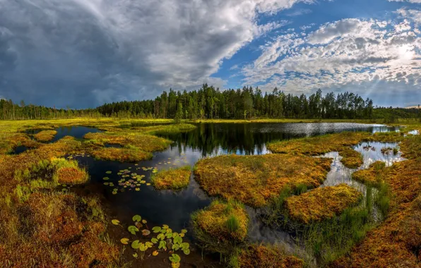 Картинка небо, вода, природа