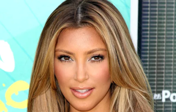 Взгляд, модель, актриса, Kim Kardashian