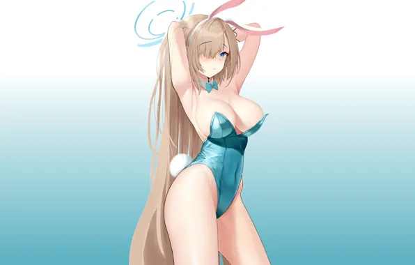 Girl, hot, sexy, ass, boobs, anime, blonde, butt