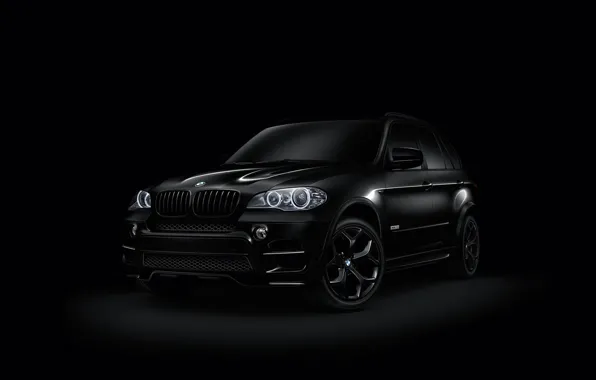 Картинка черный, BMW, автомобиль