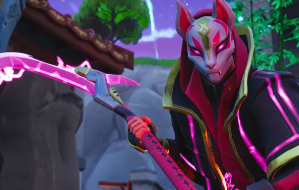 Маска, посох, Fortnite