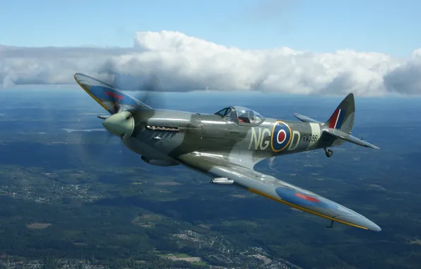 Истребитель, британия, spitfire