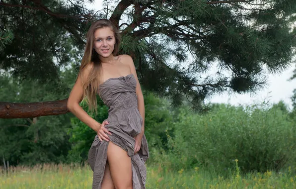 Sexy, Model, Pose, Outside, Karissa Diamond