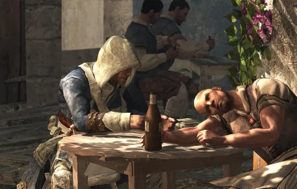 Пират, бар., Assasin Creed, Edward Kenway, black flag