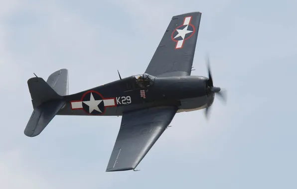 Airplane, aviation, Grumman F6F Hellcat