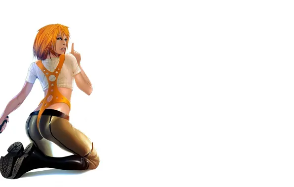 Девушка, Рыжий, Фильм, Рыжая, Милла Йовович, Milla Jovovich, The Fifth Element, Leeloo