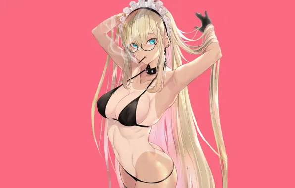 Sexy, Anime, smoking, cartoon, erotic, blonde, breasts, pose