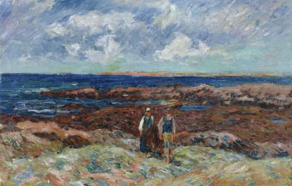 Пейзаж, картина, Анри Море, Henry Moret, La Pointe de Ber Er Morz