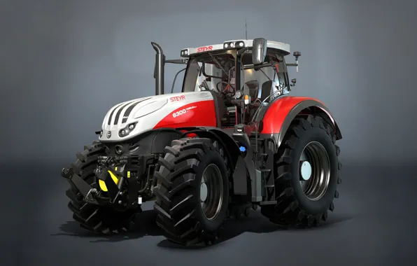 Дизайн, транспорт, трактор, Farming Simulator 17, Steyr Terrus CVT