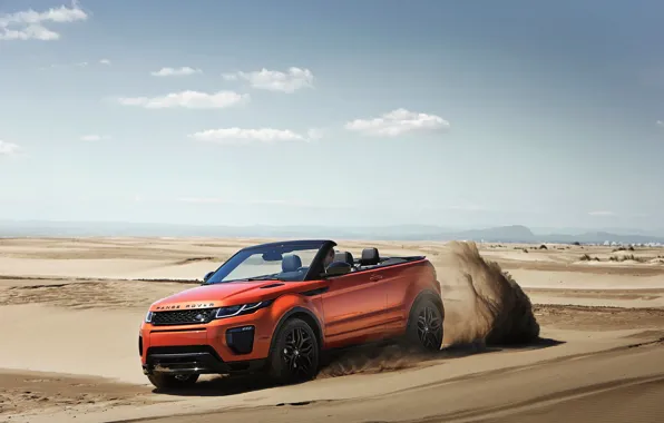 Песок, Land Rover, Range Rover, Evoque